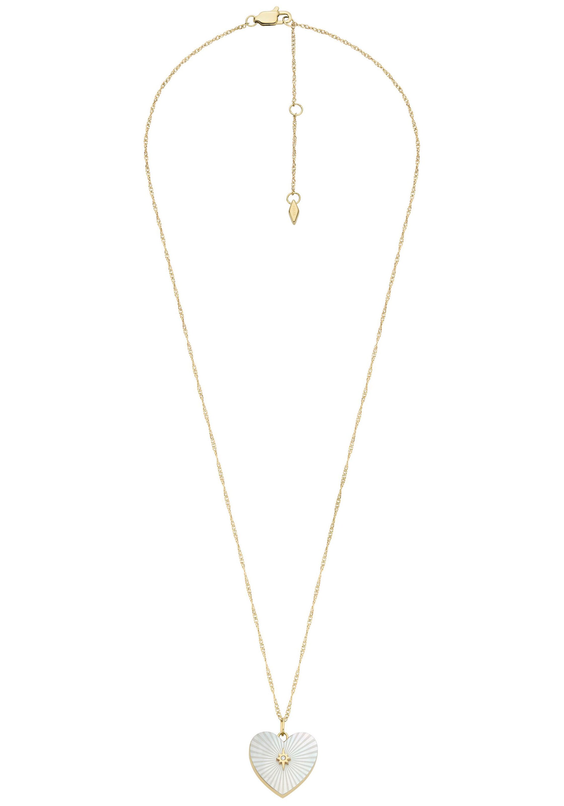 FOSSIL Necklace in Gold: front