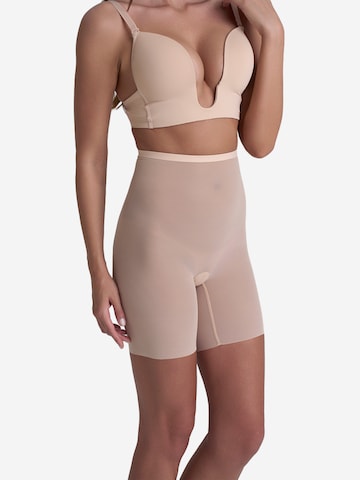 Bye Bra Shapinghose 'Forming Tulle High Waist Short' in Beige: Vorderseite