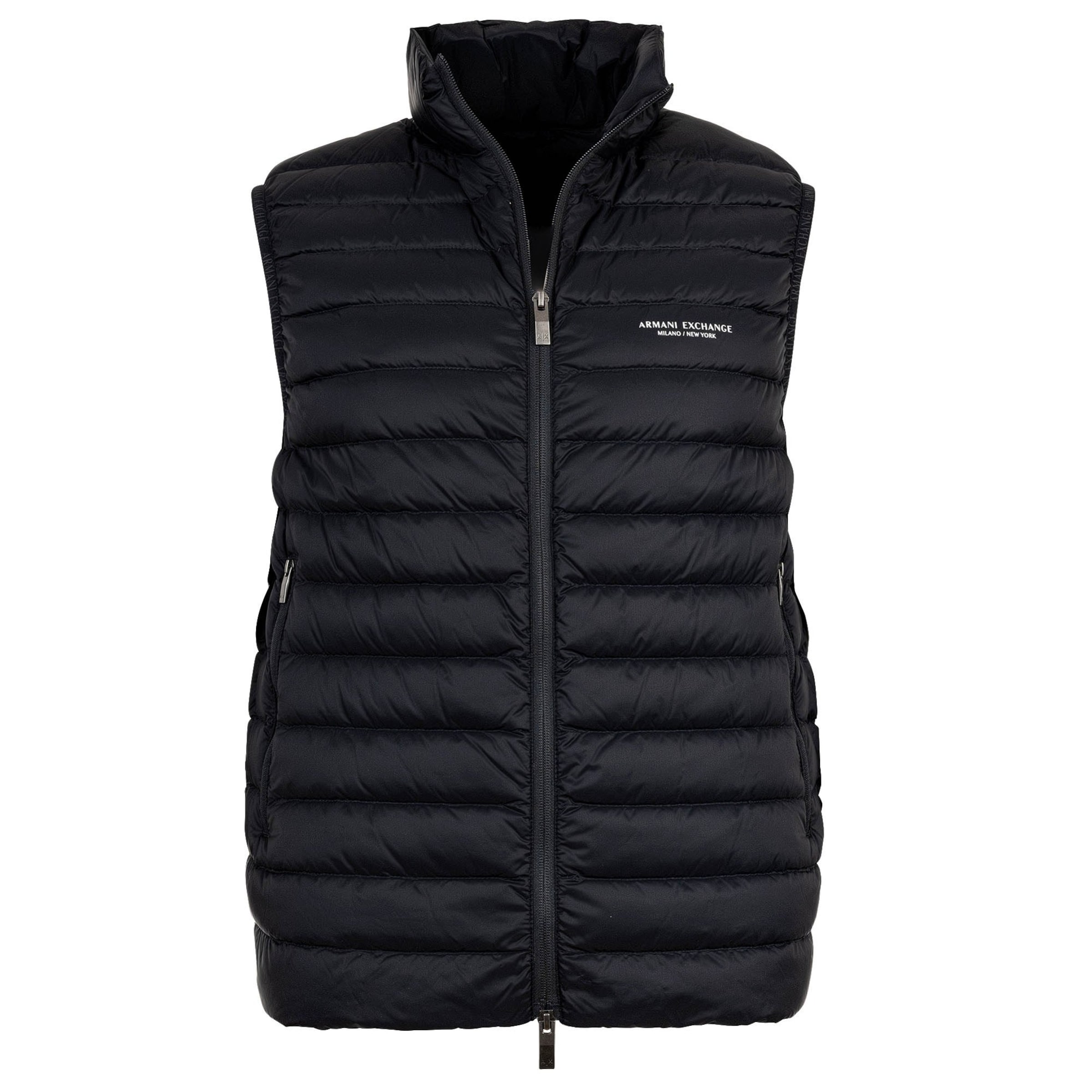 ARMANI EXCHANGE Brezrokavnik | modra barva