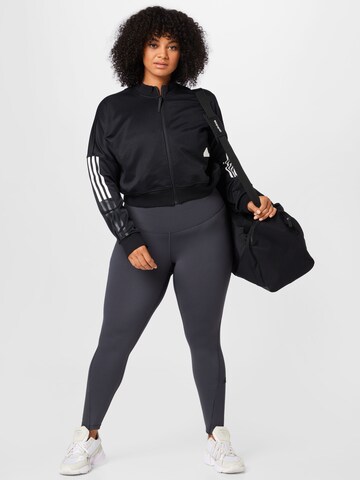 ADIDAS SPORTSWEAR Sportsweatjacke in Schwarz