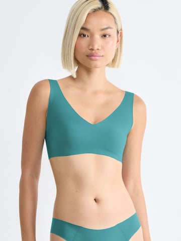 Invisible Soutien-gorge ' ZERO Feel 2.0 Bralette ' SLOGGI en bleu : devant