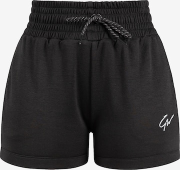 Gorilla Wear Slimfit Sportbroek in Zwart: voorkant