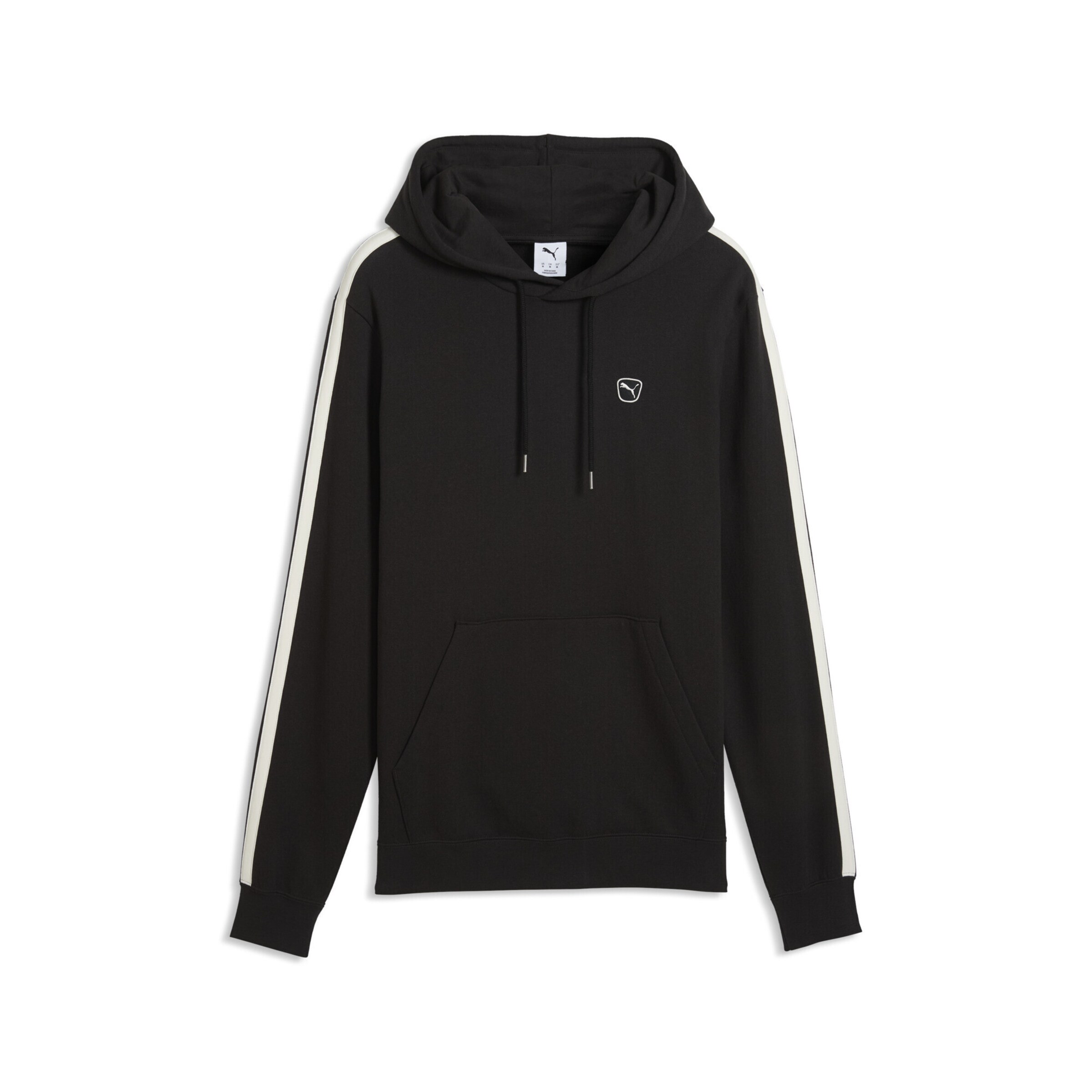 PUMA Sportsweatshirt 'Essentials Elevated' in Zwart: voorkant