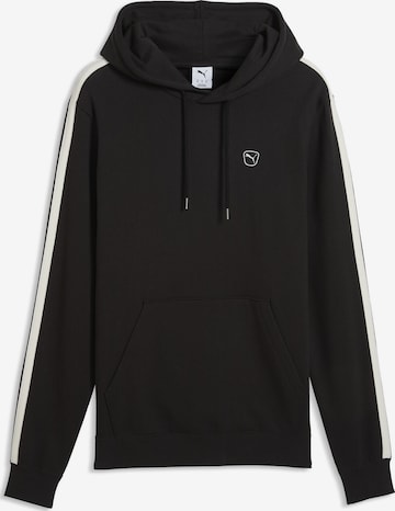 PUMA Sportsweatshirt 'Essentials Elevated' in Zwart: voorkant