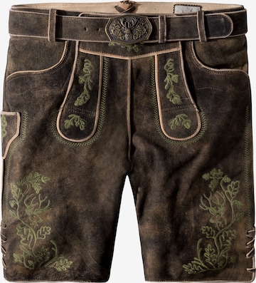 STOCKERPOINT Klederdracht broek 'Edgar' in Bruin: voorkant