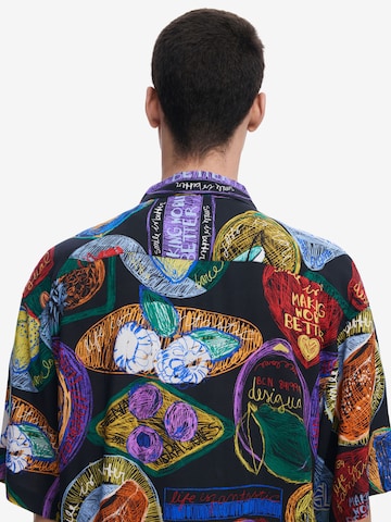 Desigual Regular Fit Hemd in Schwarz
