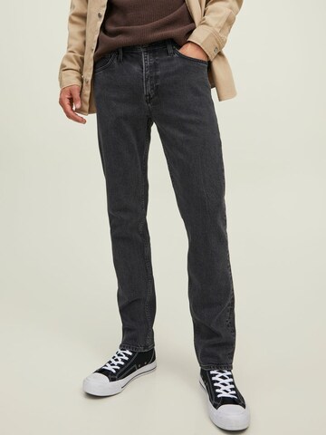 JACK & JONES Regular Jeans 'Clark' i svart: framsida
