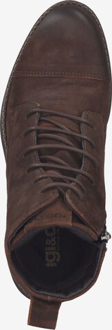 IGI&CO Lace-Up Ankle Boots in Brown