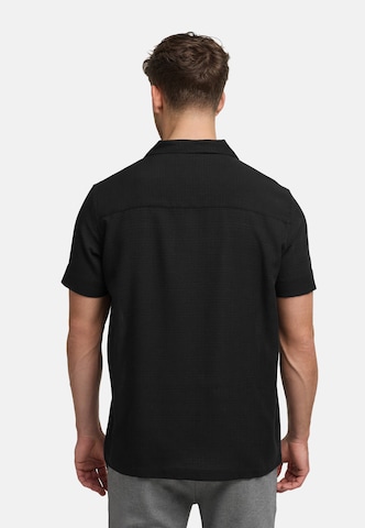 JEFF Comfort fit Overhemd 'Travis' in Zwart