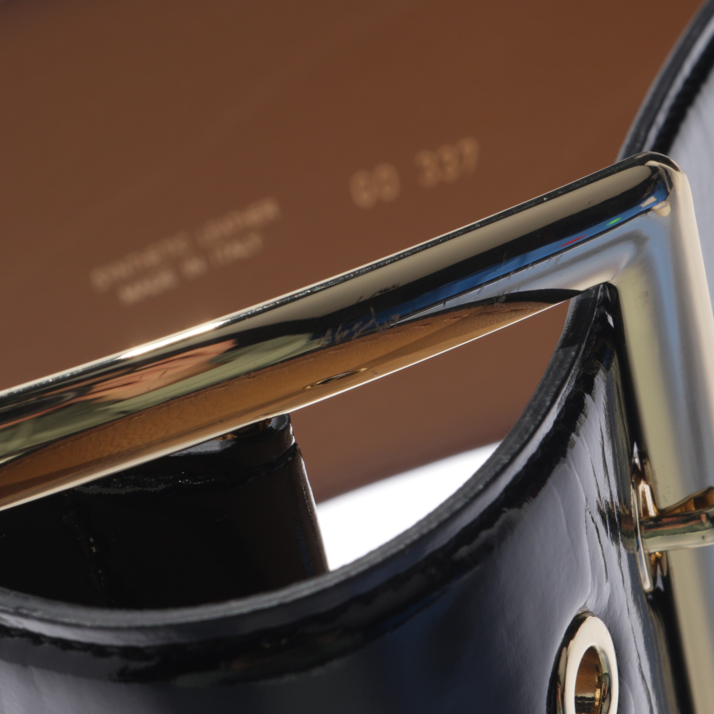 Elisabetta Franchi Gürtel XXL in Schwarz