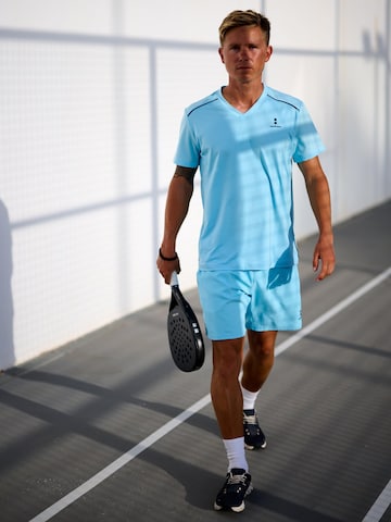 nordicdots Funktionsshirt 'Performance V-Tee'‌‌‌‌‌‌‌ in Blau