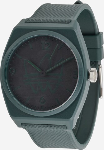ADIDAS ORIGINALS Analog Watch 'PROJECT TWO' in Green: front