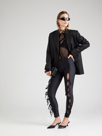 Versace Jeans Couture Skinny Κολάν σε μαύρο