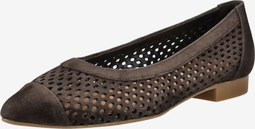 Ballerina di Paul Green in marrone: frontale