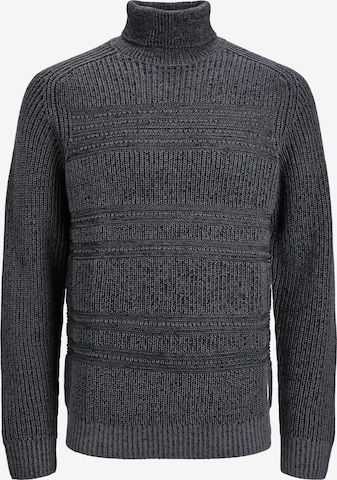 JACK & JONES Sweater 'DAVIS' in Black: front