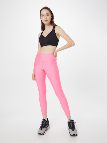 Skinny Pantaloni sport de la UNDER ARMOUR pe roz