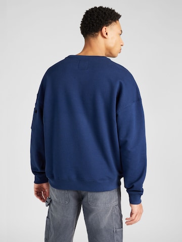 ALPHA INDUSTRIES - Sweatshirt 'Essentials' em azul