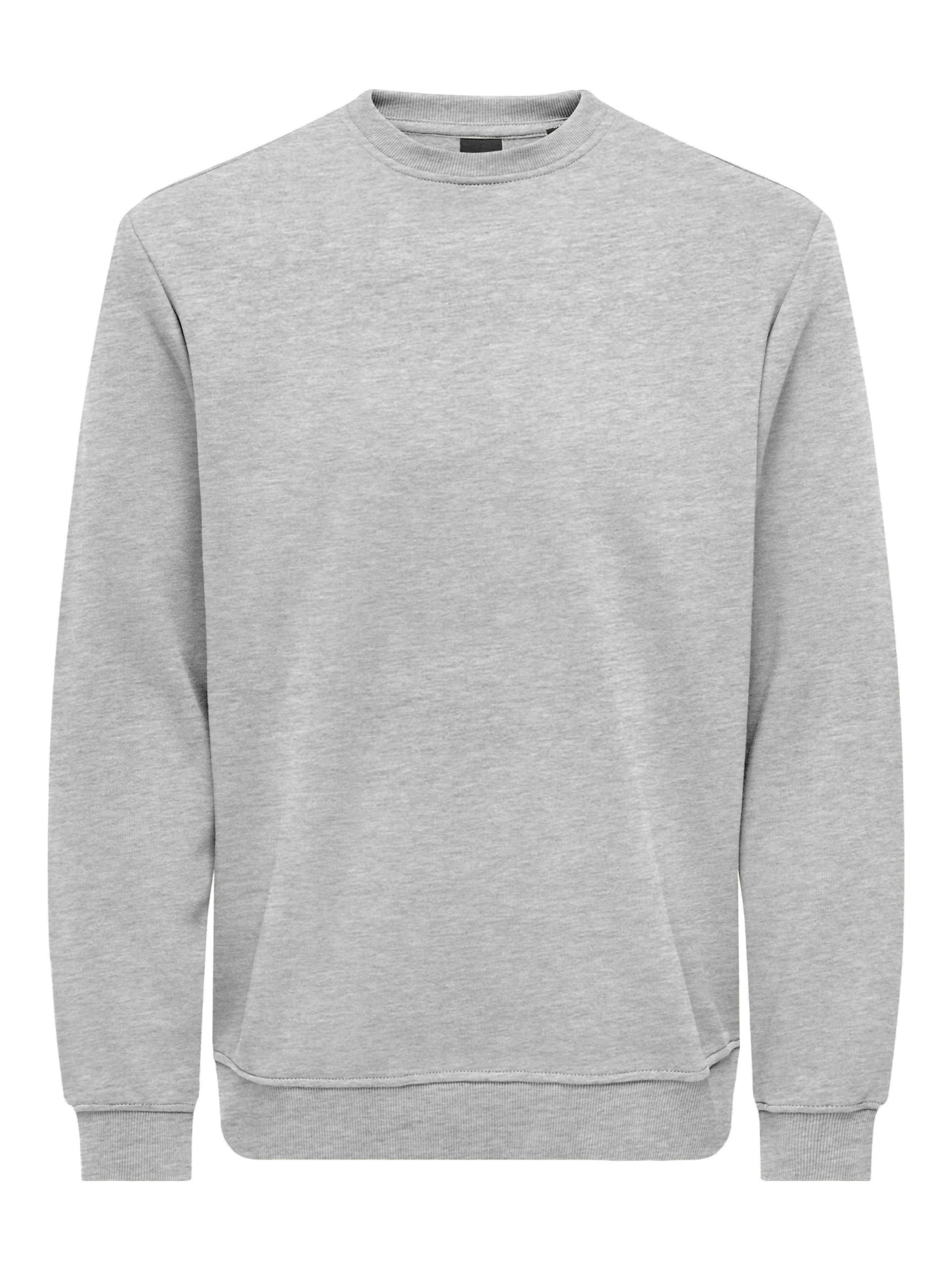 Only & Sons Sweatshirt 'CONNOR ' in Grau: Vorderseite