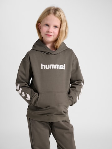 Hummel Athletic Sweatshirt in Brown: front