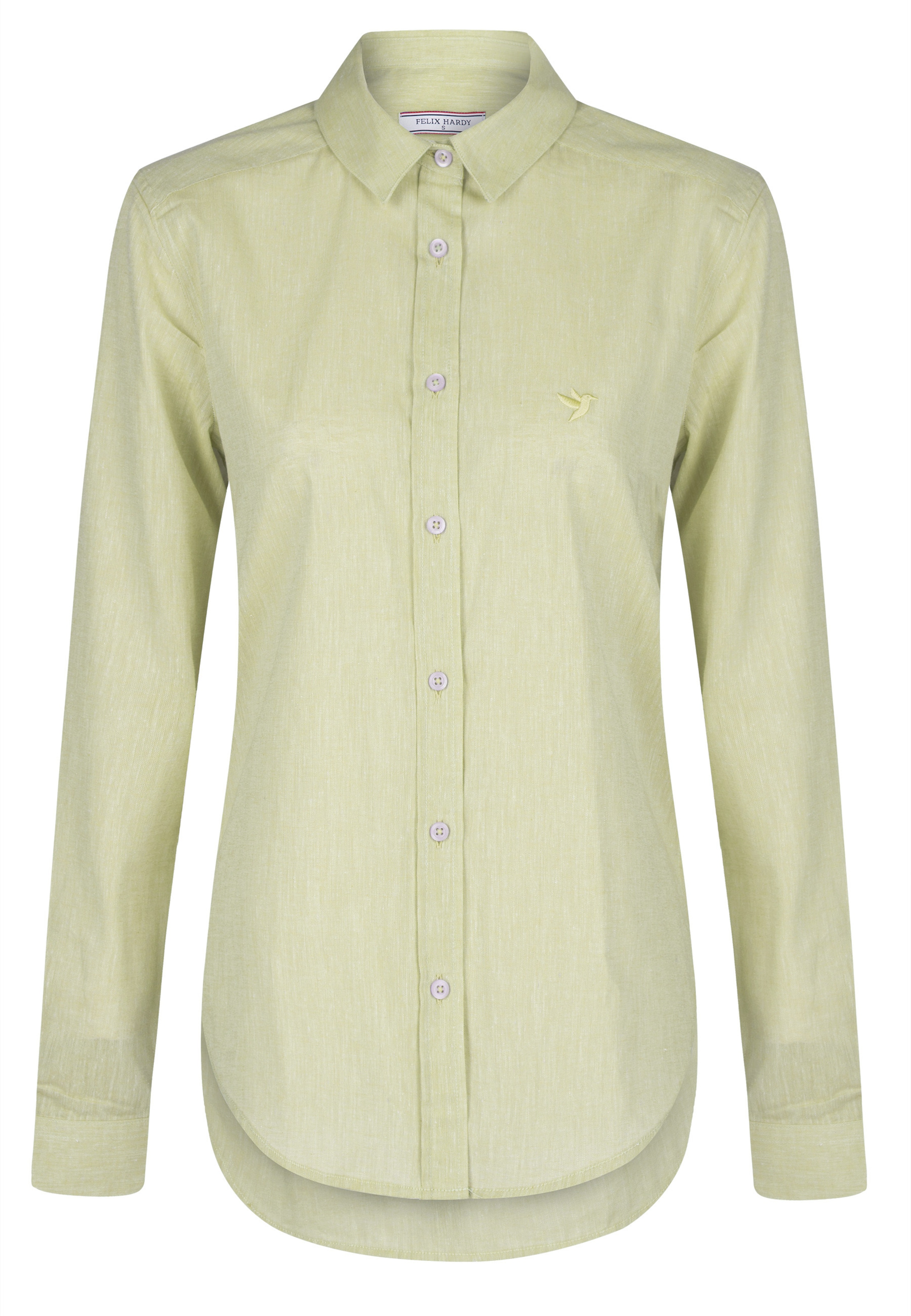 Chemisier Felix Hardy en vert : devant