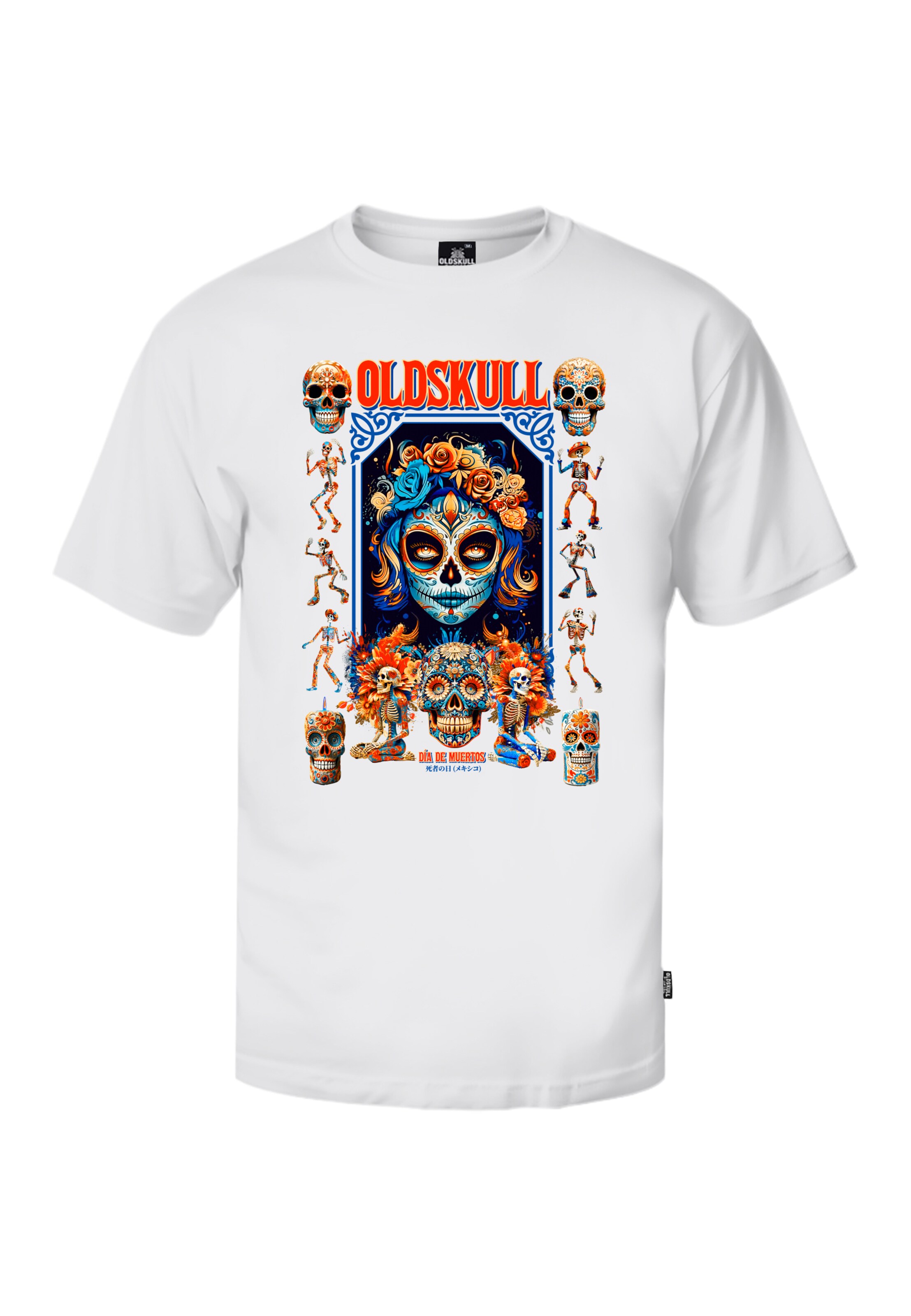 Oldskull T-Shirt 'Xtreme Shugamama' in Weiß: Vorderseite