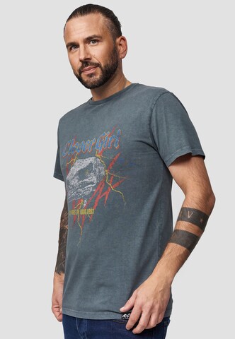 Recovered Shirt 'Jurassic Park T-Rex Rock' in Grijs