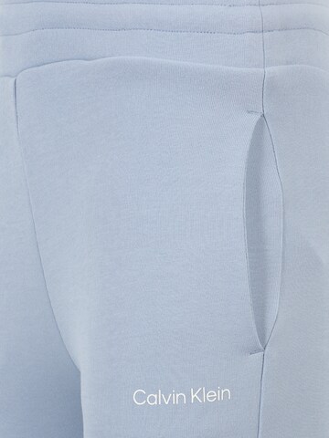 Calvin Klein Zúžený Kalhoty – modrá