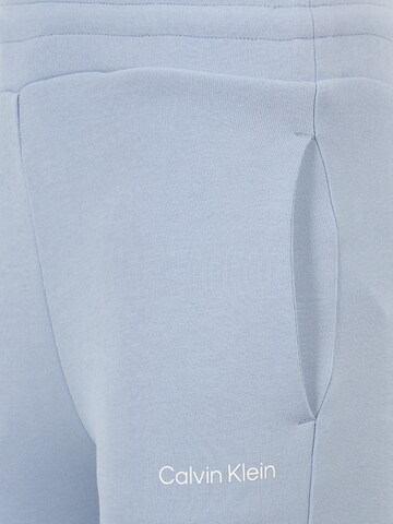 Calvin Klein Tapered Broek in Blauw