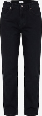 WRANGLER - Calças de ganga 'STRAIGHT SUNSET' em preto: frente