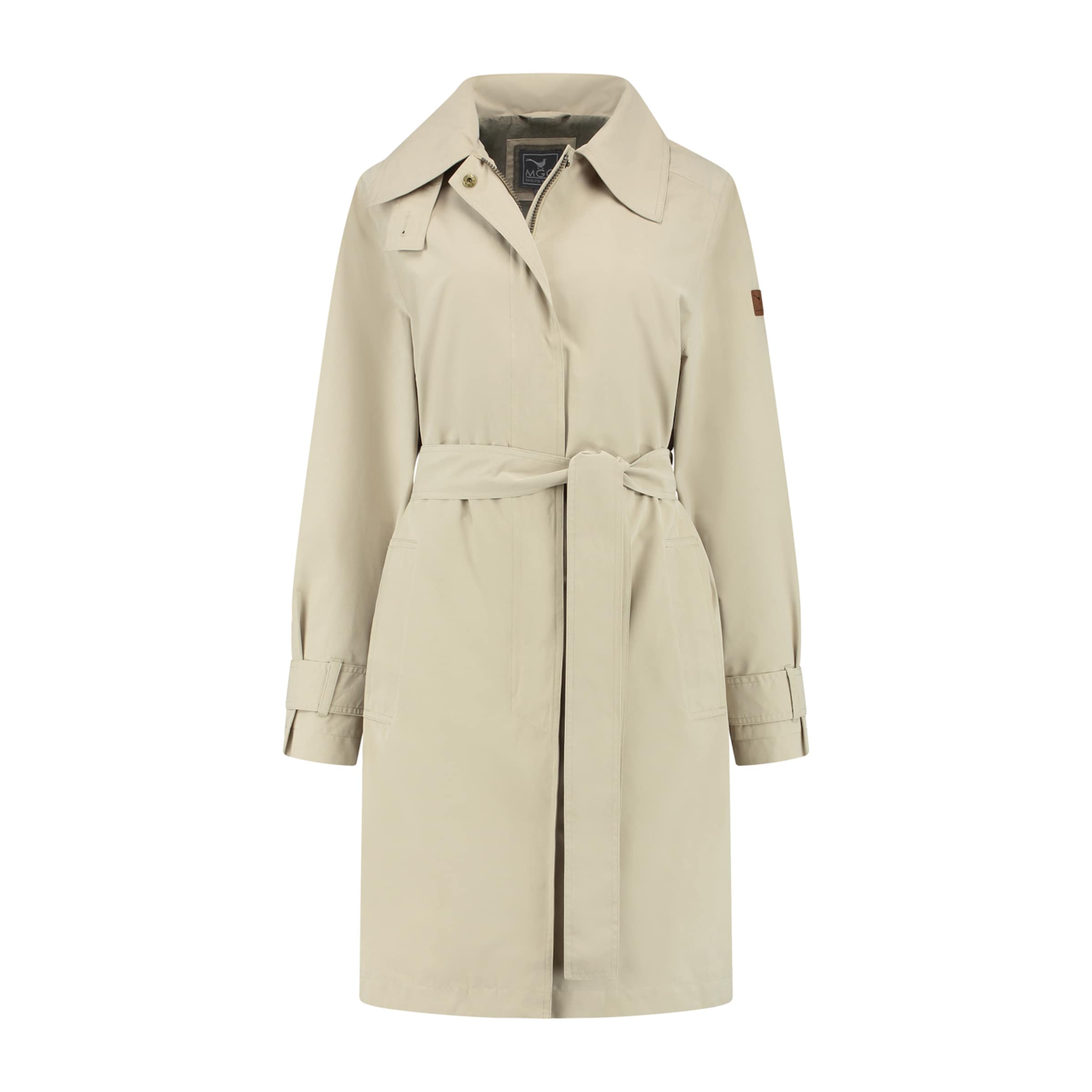 MGO Raincoat 'Pippa' in Beige: front