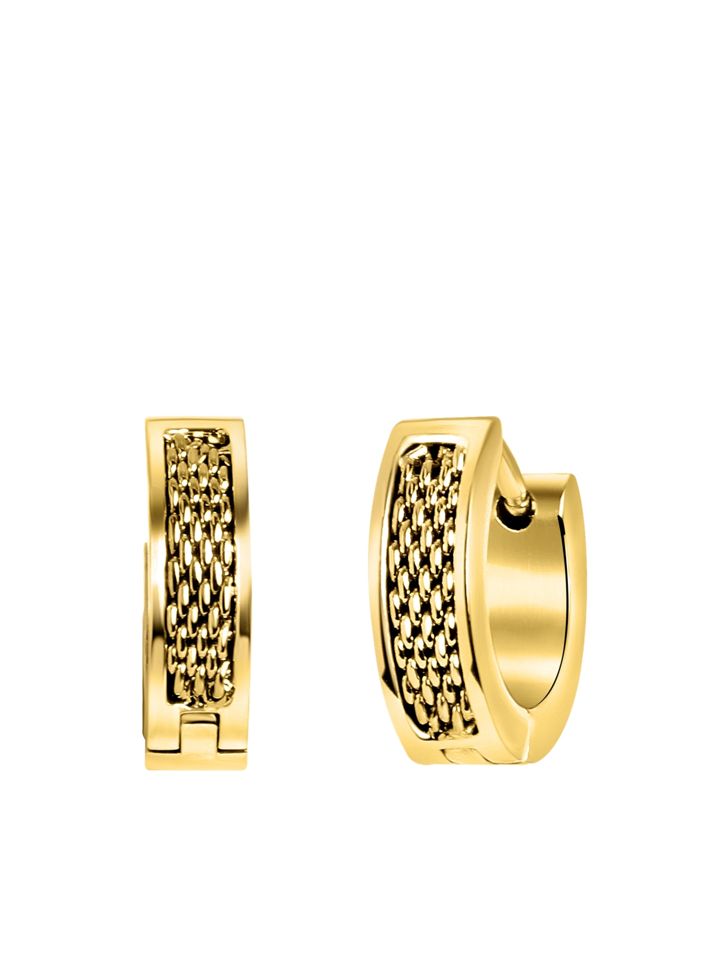 Lucardi Oorbellen in Goud: voorkant