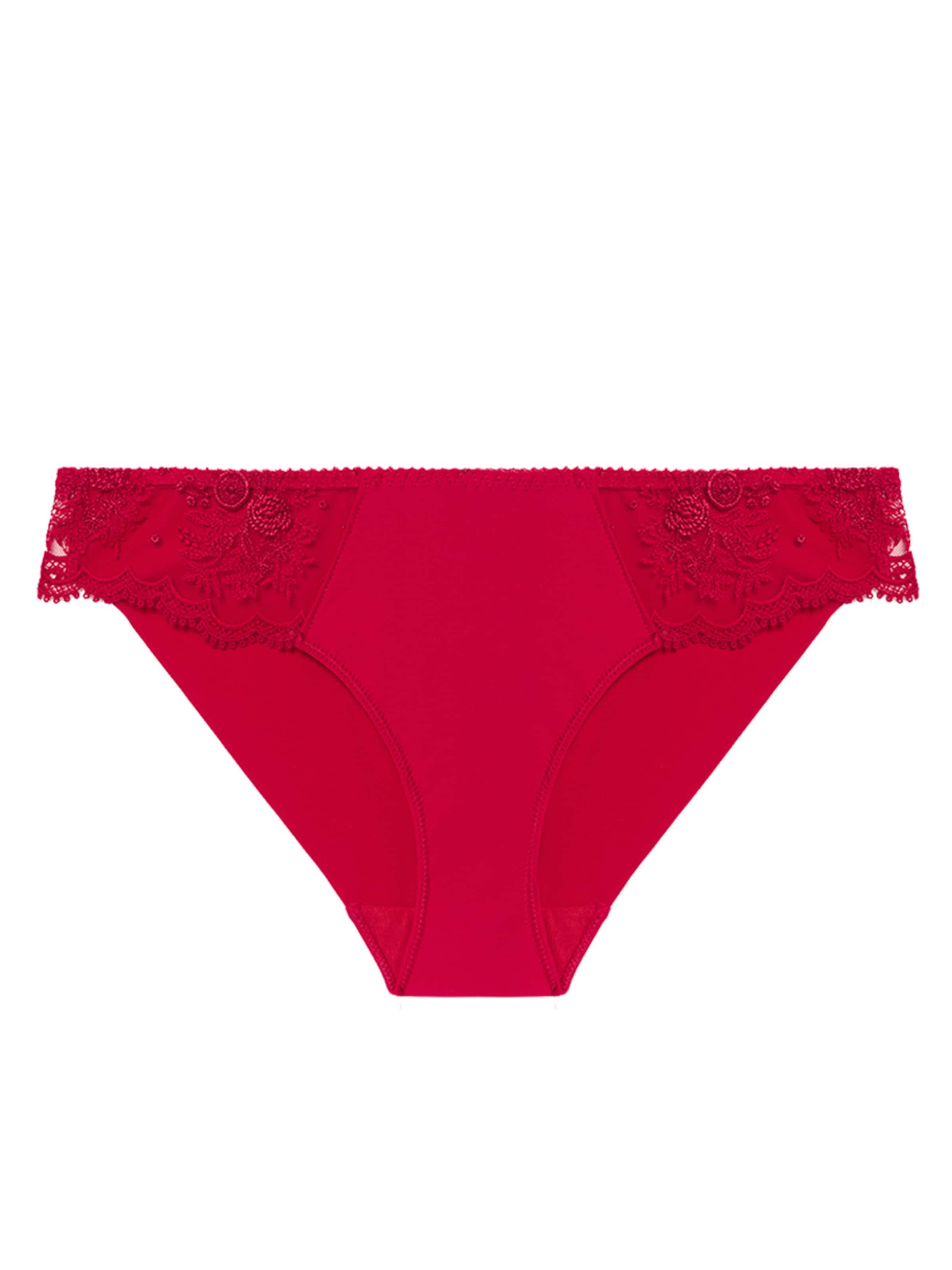 Simone Perele Panty 'Intrigue' in Red: front