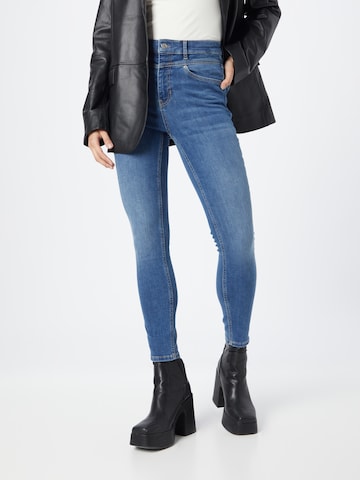 BOSS Orange Skinny Jeans 'Kitt' in Blauw: voorkant