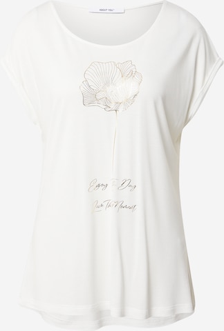 ABOUT YOU - Camiseta 'Corin' en blanco: frente