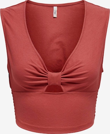 ONLY - Top 'Jany' em vermelho: frente