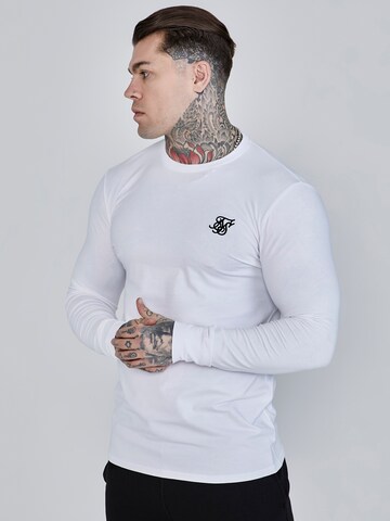 Maglietta di SikSilk in bianco: frontale