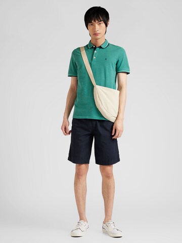 Tricou 'JJEPaulos' de la JACK & JONES pe verde