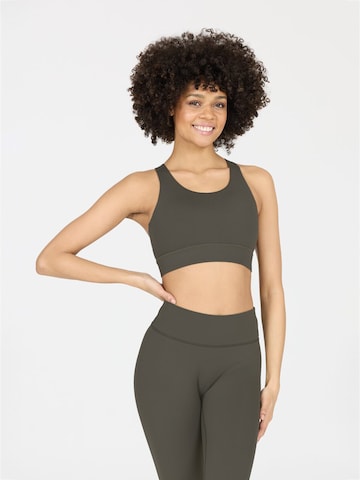 Athlecia - Bustier Sujetador deportivo 'Lavigne' en gris: frente