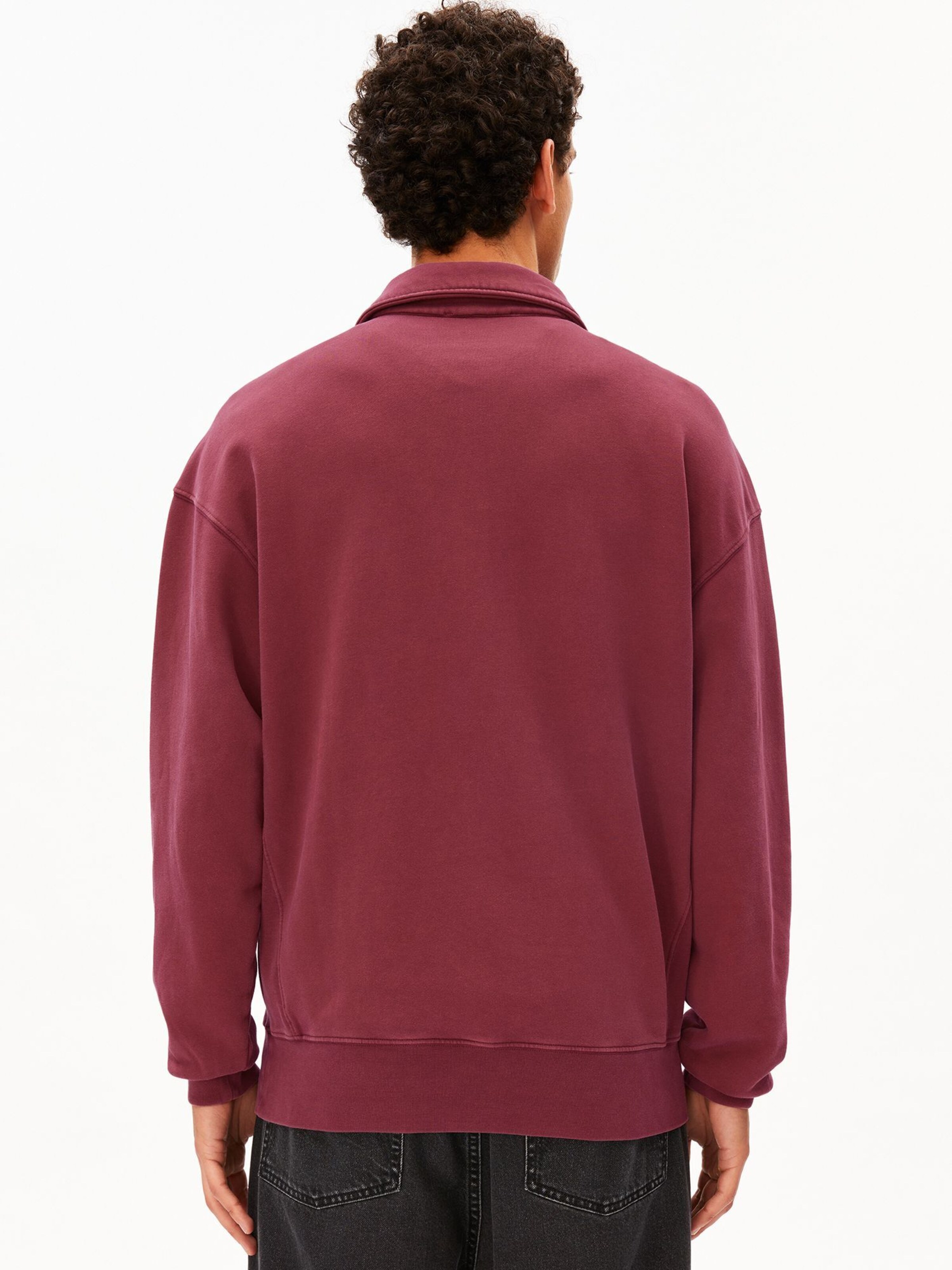 ARMEDANGELS Pullover ICONIC Å GMT DYE in Rot
