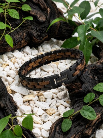 Holzwerk Bracelet 'TREIBSEE' in Silver