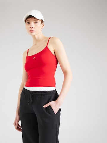 Tommy Jeans Top 'ESSENTIAL' in Red: front