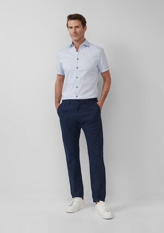 s.Oliver BLACK LABEL Slim Fit Hemd in Blau
