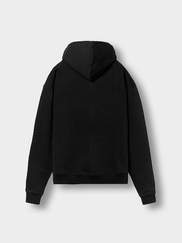 Burocs Zip-Up Hoodie 'Oversized' in Black