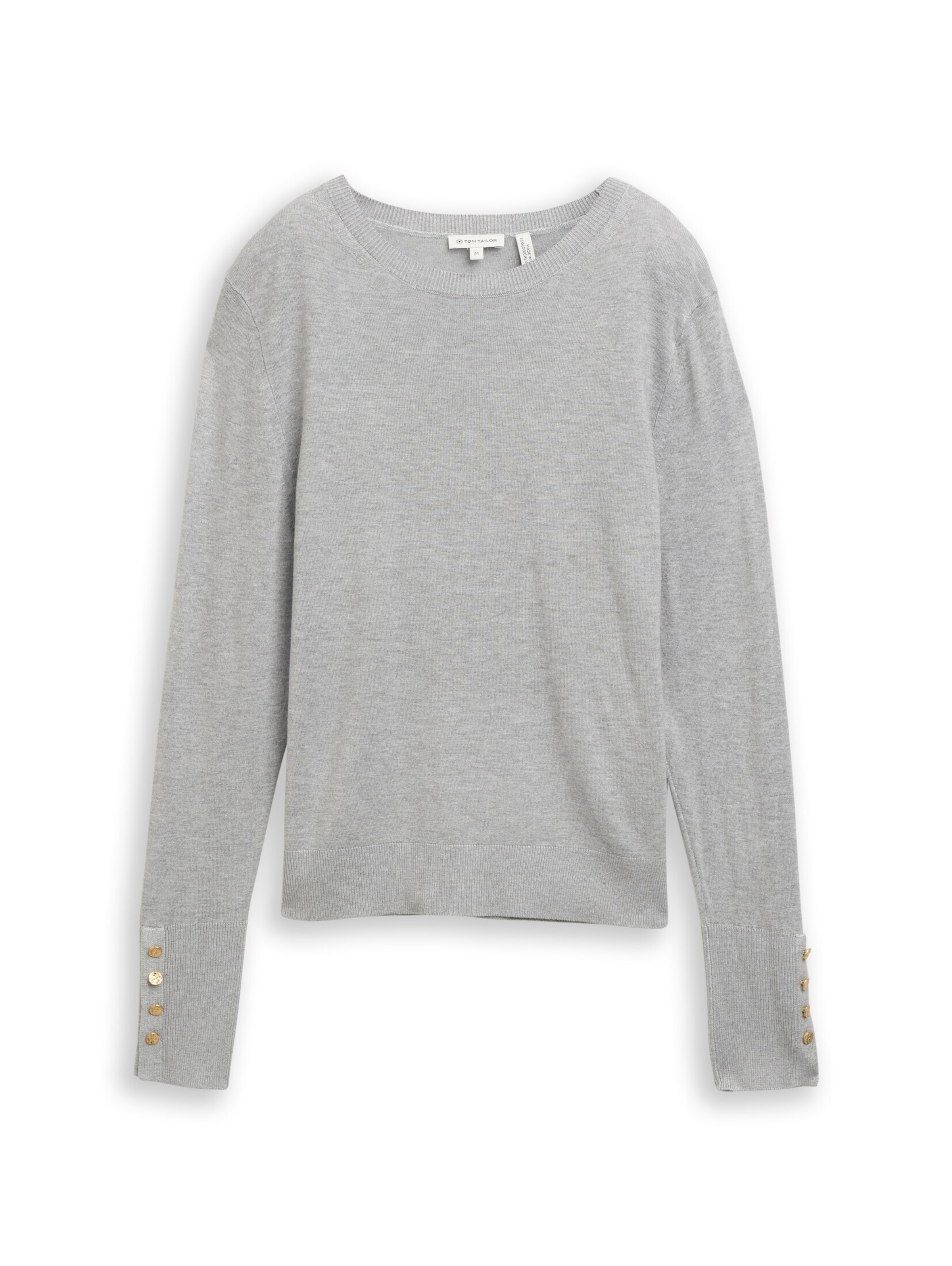 TOM TAILOR Pullover in Grau: Vorderseite