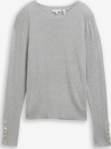 TOM TAILOR Pullover in Grau: Vorderseite