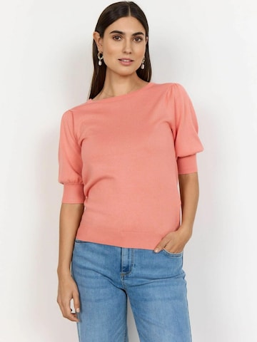 T-shirt Soyaconcept en orange : devant