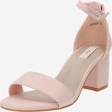 NLY by Nelly Strap sandal in Pink: front