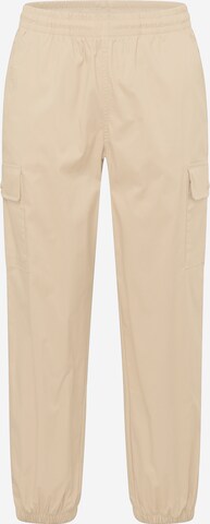 Effilé Pantalon cargo new balance en beige : devant