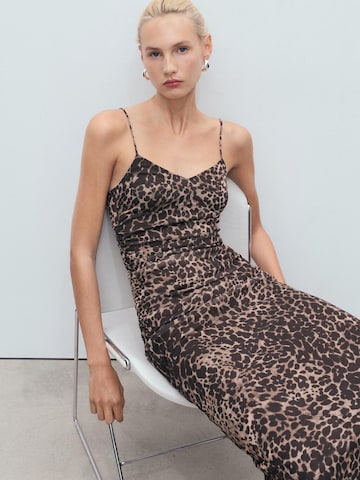 Robe de soirée 'SOFIA' MANGO en marron