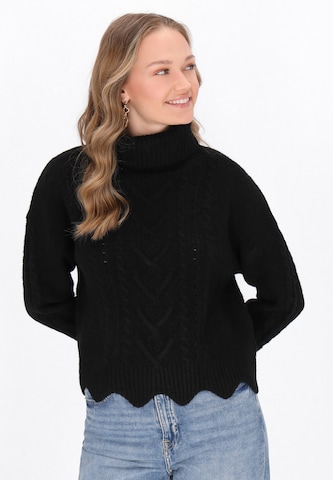 MYMO - Pullover em preto: frente